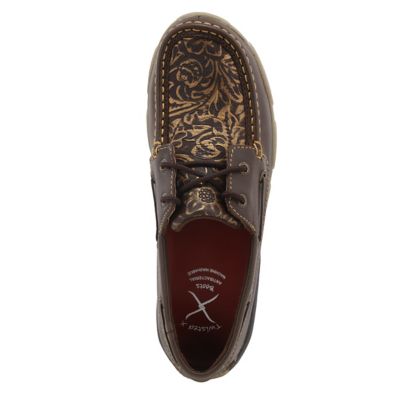 Image showing 2 th Twisted X Women's Boat Shoe Driving Moc, WDM0070