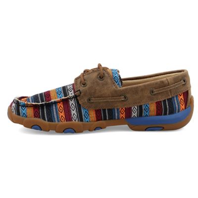 Image showing 6 th Twisted X Women's Boat Shoe Driving Moc, WDM0076