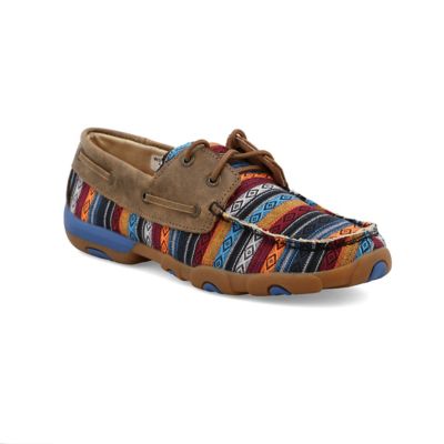 Image showing 7 th Twisted X Women's Boat Shoe Driving Moc, WDM0076