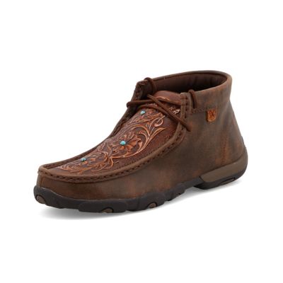 Twisted X Women's Chukka Driving Moc Shoes, WDM0081