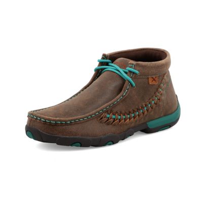 Twisted X Women's Chukka Driving Moc Shoes, WDM0093