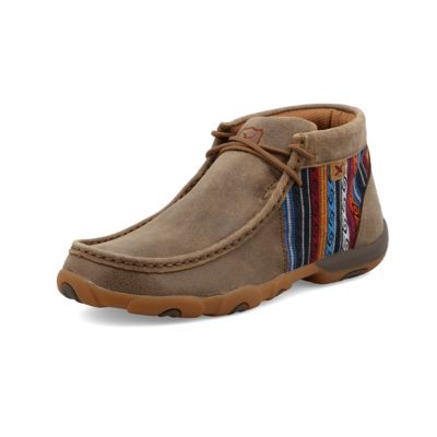Twisted X Women's Chukka Driving Moc Shoes, WDM0105