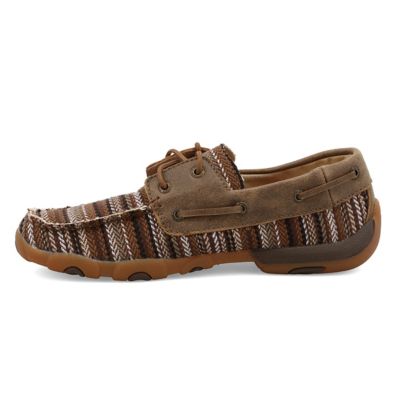 Image showing 6 th Twisted X Women's Boat Shoe Driving Moc, WDM0114