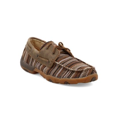 Image showing 7 th Twisted X Women's Boat Shoe Driving Moc, WDM0114
