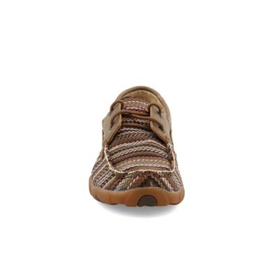 Image showing 3 th Twisted X Women's Boat Shoe Driving Moc, WDM0114