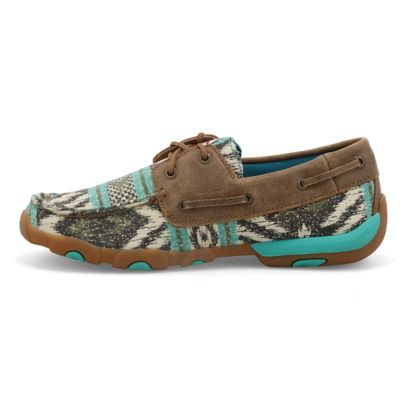 Image showing 6 th Twisted X Women's Boat Shoe Driving Moc, WDM0133