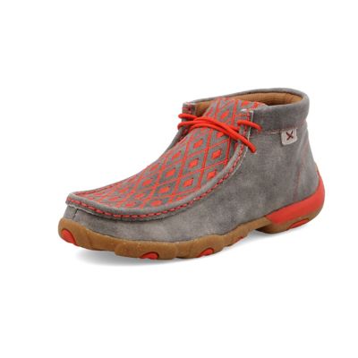 Twisted X Women's Chukka Driving Moc Shoes, WDM0147-M-05.5