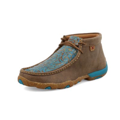 Twisted X Women's Chukka Driving Moc Shoes, WDM0148