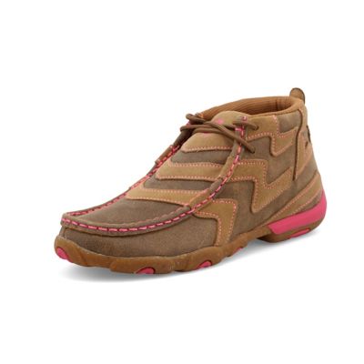 Twisted X Women's Chukka Driving Moc Shoes, WDM0149-M-05.5