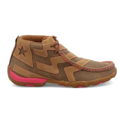 Image showing 4 th Twisted X Women's Chukka Driving Moc Shoes, WDM0149-M-05.5
