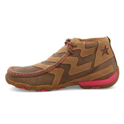 Image showing 6 th Twisted X Women's Chukka Driving Moc Shoes, WDM0149-M-05.5