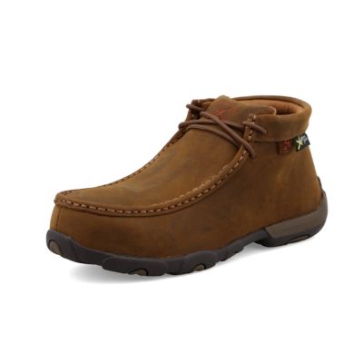 Twisted X Women's Chukka Driving Moc Toe Work Shoes, WDMCTM1-M-05.5