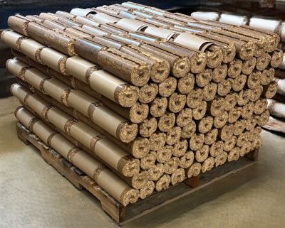 Image showing  100% Wood Fire Logs for Heating