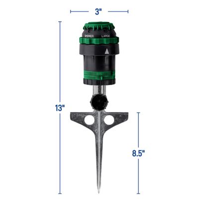 Image showing 5,026 sq. ft. Sprinkler 6-Gear Drive Garden Sprinkler