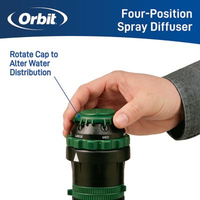 Image showing 6 th 5,026 sq. ft. Sprinkler 6-Gear Drive Garden Sprinkler