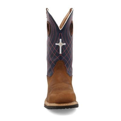 Image showing 3 th Twisted X Women's Western Square Toe Work Boots, 11 in.