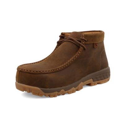 Twisted X Women's Chukka Driving Moc Work Shoes, WXCC001-M-05.5