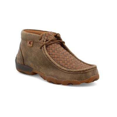 Image showing 7 th Twisted X Unisex Kids' Chukka Driving Moc Shoes, YDM0030-M-13.5