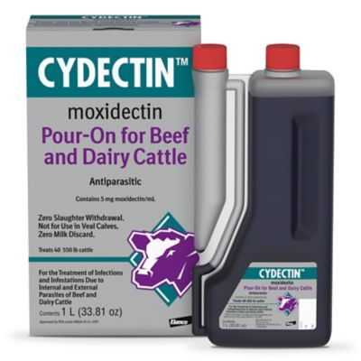 Cydectin Pour-On Cattle Wormer Treatment, 1 L