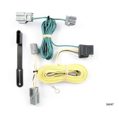 CURT Custom Wiring, 4-Way Flat Output, Select Buick Lucerne, Ford Fiesta Sedan, 56047