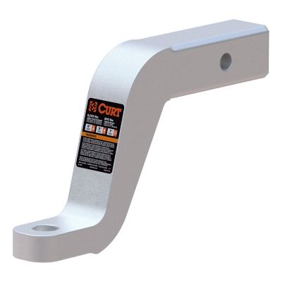 CURT 2 in. Shank Aluminum Ball Mount, 6 in. Drop, 8,000 lb. Capacity