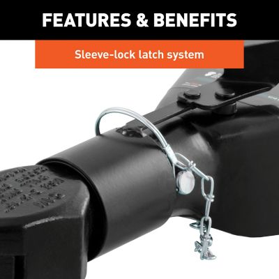 Image showing  2-5/16 in. A-Frame Coupler with Sleeve-Lock, 12,500 lb., Black