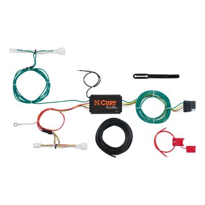 CURT Custom Wiring Harness, 4-Way Flat Output, Select Mazda CX-3, 56300