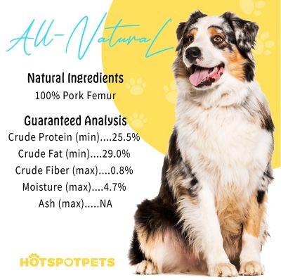 Image showing 6 th Hotspot Pets 6-8 in. Large Pork Femur Dog Treats, 3 ct.