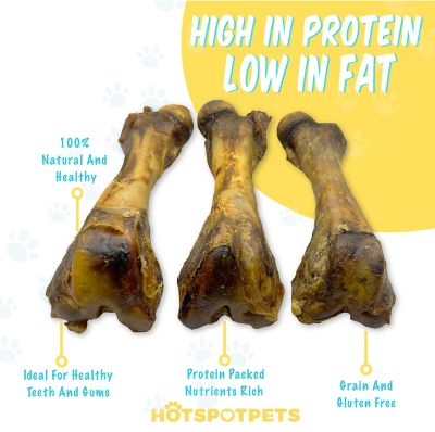 Image showing  6-8 in. Large Pork Femur Dog Treats, 12 ct.