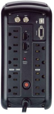 Image showing  9 Outlet Uninterruptible Power Supply, Voltage Regulator, Surge Protector