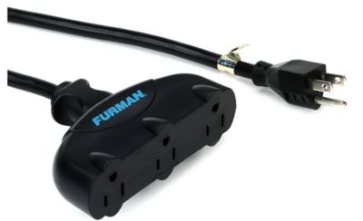 Image showing  25 ft. Indoor/Outdoor 14-Gauge 3-Conductor Power Extension Cord with 3 AC Outlets