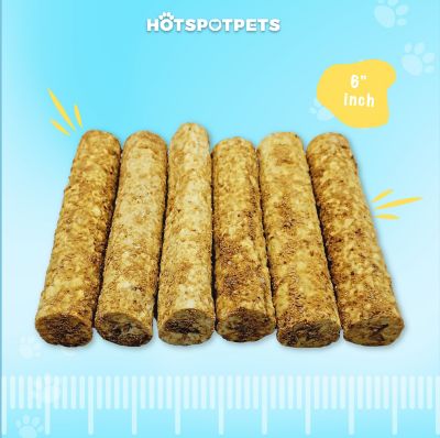 Image showing  Beef Crunchy Munchy Rolls Dog Treats, 6 in., 6 ct.