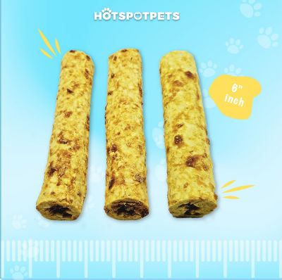 Image showing  6 in. Chicken Flavor Crunchy Munchy Rolls Dog Treats, 3 ct.