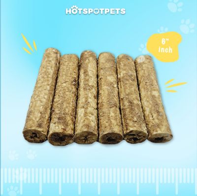 Image showing  6 in. Peanut Butter Flavor Crunchy Munchy Rolls Dog Treats, 3 ct.