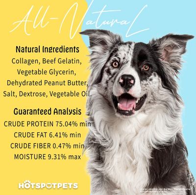 Image showing  6 in. Peanut Butter Flavor Crunchy Munchy Rolls Dog Treats, 3 ct.