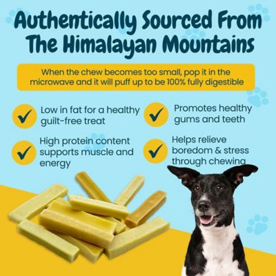Image showing 5 th Hotspot Pets 3-4 in. Small Himalayan Yak Cheese Dog Treats, 12 ct.