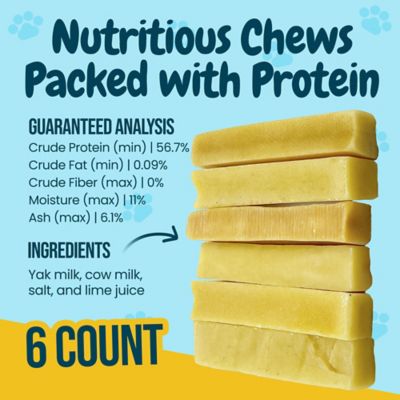 Image showing  Rawhide Alternative Medium Himalayan Yak Cheese Dog Chew Treats, 6 ct.