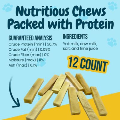Image showing  Rawhide Alternative Medium Himalayan Yak Cheese Dog Chew Treats, 12 ct.