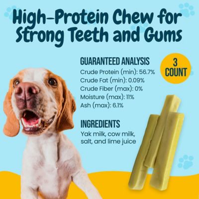 Image showing  Rawhide Alternative Large Himalayan Yak Cheese Flavor Dog Chew Treats, 3 ct.