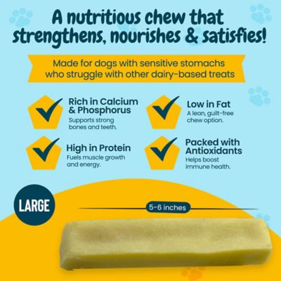 Image showing  Rawhide Alternative Large Himalayan Yak Cheese Flavor Dog Chew Treats, 6 ct.