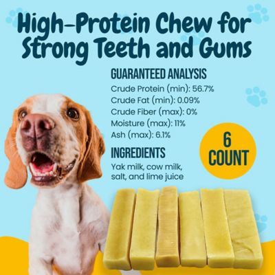 Image showing  Rawhide Alternative Large Himalayan Yak Cheese Flavor Dog Chew Treats, 6 ct.