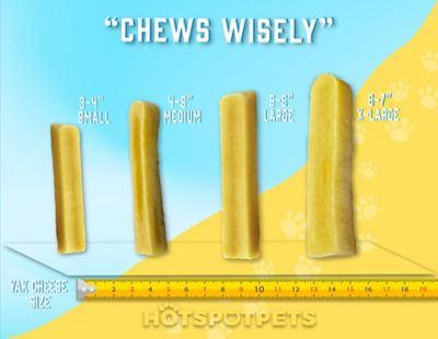 Image showing 6 th Hotspot Pets 6 in.-7 in. Extra-Large Himalayan Yak Cheese Flavor Dog Treats, 3 ct.