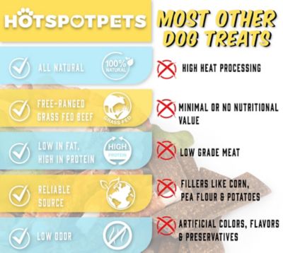 Image showing 8 th Hotspot Pets Dehydrated Beef Lung Chunks Dog Treats, 4 oz.