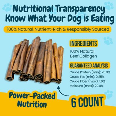 Image showing  6 in. Natural Beef Crunchy Sticks Dog Treats, 6 ct.