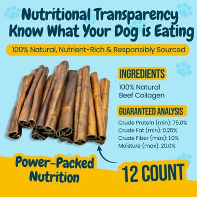 Image showing  6 in. Natural Beef Crunchy Sticks Dog Treats, 12 ct.