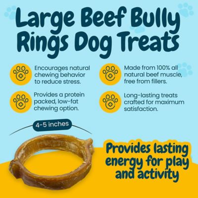 Image showing  Bully Stick Rings Beef Flavor Dog Chew Treats, 3 ct.