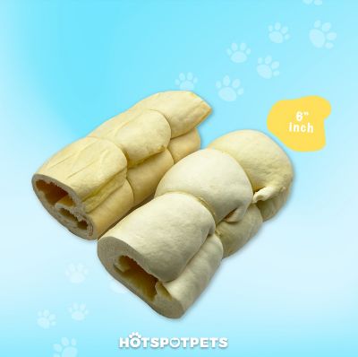 Image showing  6 in. Jumbo Cheek Roll Beef Flavor Dog Treat