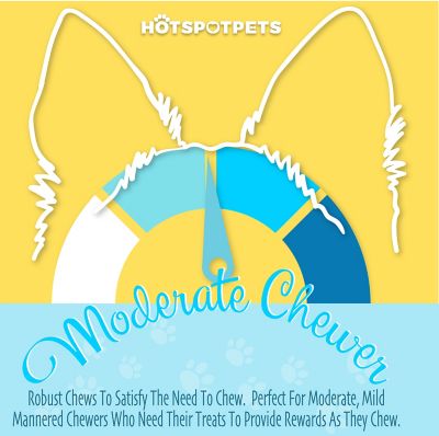 Image showing 6 th Hotspot Pets Natural Flavor Jumbo Cheek Roll Beef Flavor Dog Chew Treats, 4 ct.