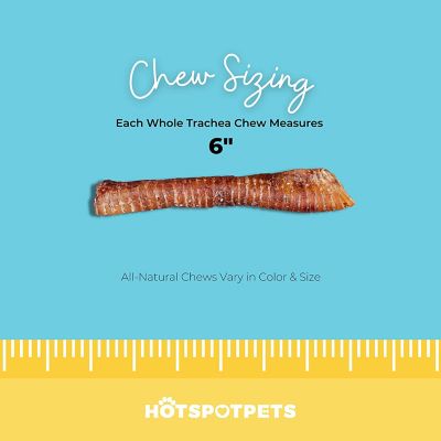 Image showing  6 in. Whole Beef Trachea Tubes Dog Chew Treats, 12 ct.