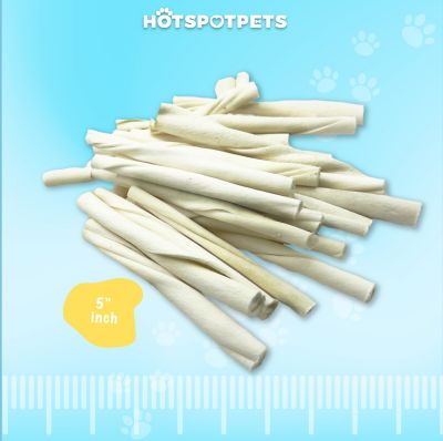 Image showing  All-Natural Rawhide Twists Dog Chew Treats, 50 ct.